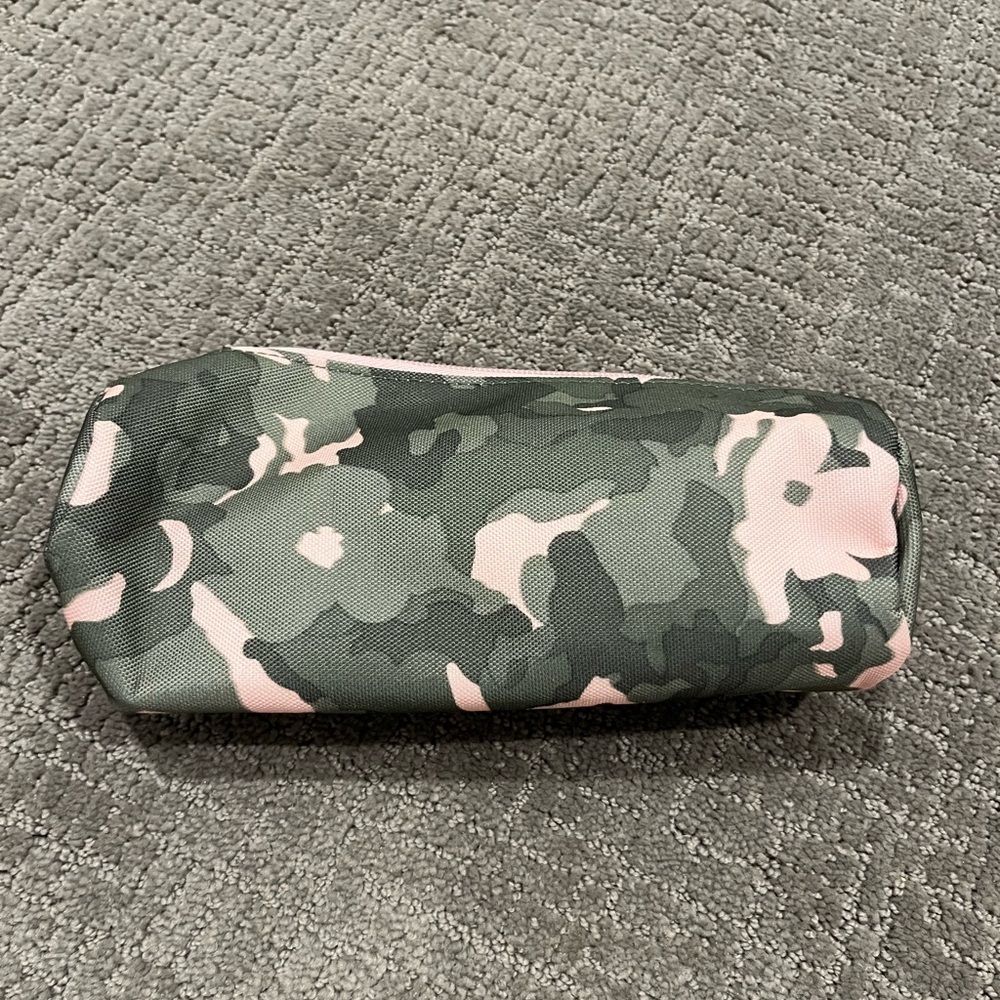 Zip-Top Pencil Case Pink Camouflage